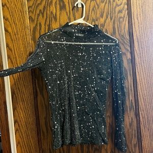 Sheer star top